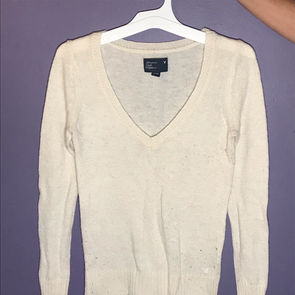 American Eagle Cream Sweater